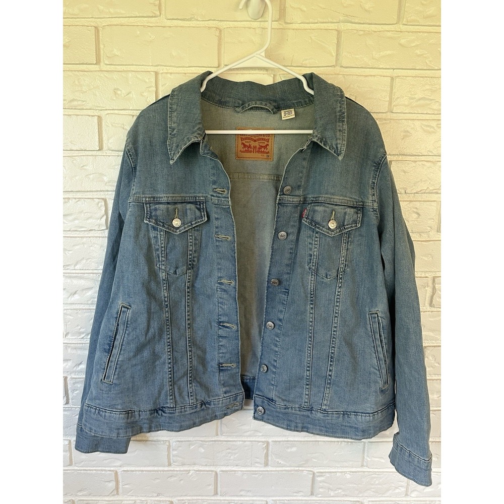 Levi's Denim Jean‎ Ex Boyfriend Trucker Jacket Women's Size 2X